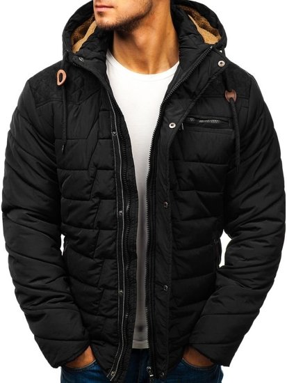 Chaqueta de invierno para hombre negra Bolf 1673