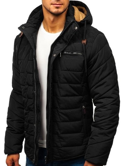 Chaqueta de invierno para hombre negra Bolf 1673