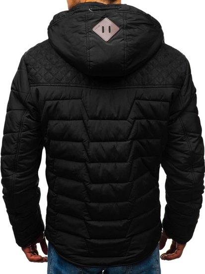 Chaqueta de invierno para hombre negra Bolf 1673