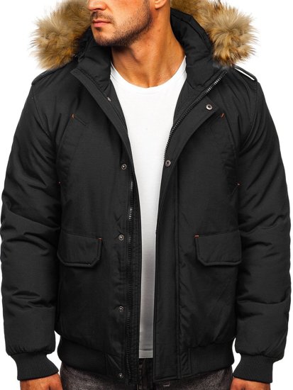 Chaqueta de invierno para hombre negra Bolf 1770