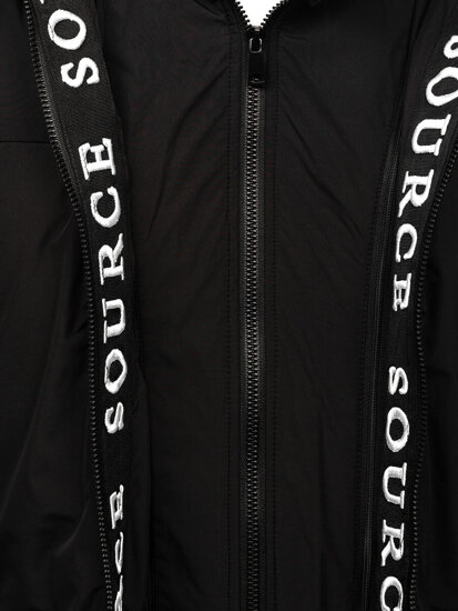 Chaqueta de invierno para hombre negra Bolf 22M330