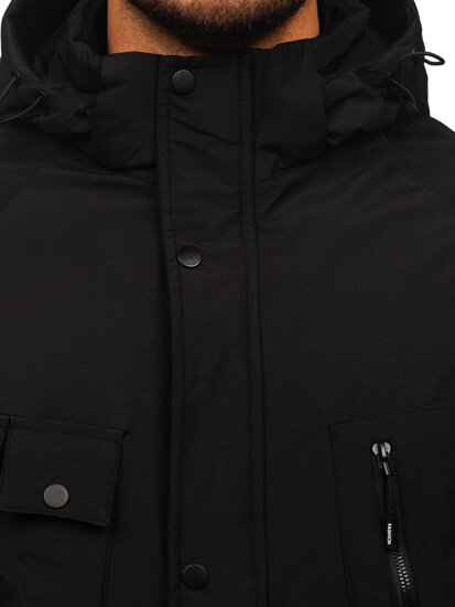 Chaqueta de invierno para hombre negra Bolf 25M9806