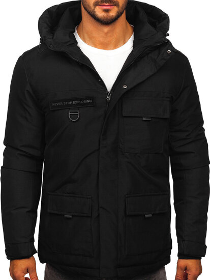 Chaqueta de invierno para hombre negra Bolf 31M5018