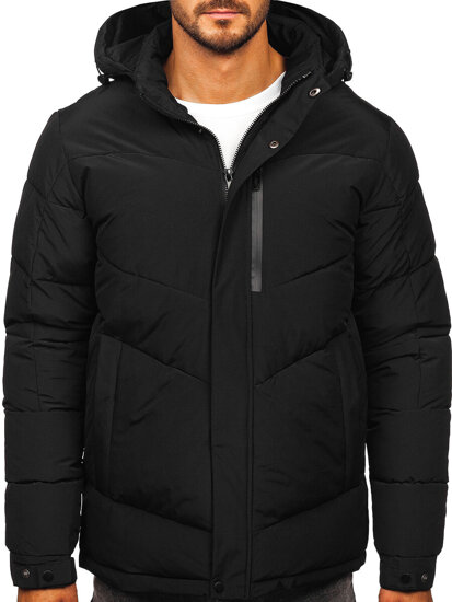 Chaqueta de invierno para hombre negra Bolf 62M9519