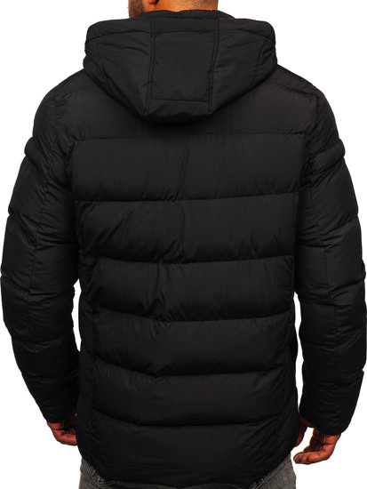 Chaqueta de invierno para hombre negro Bolf 22M332