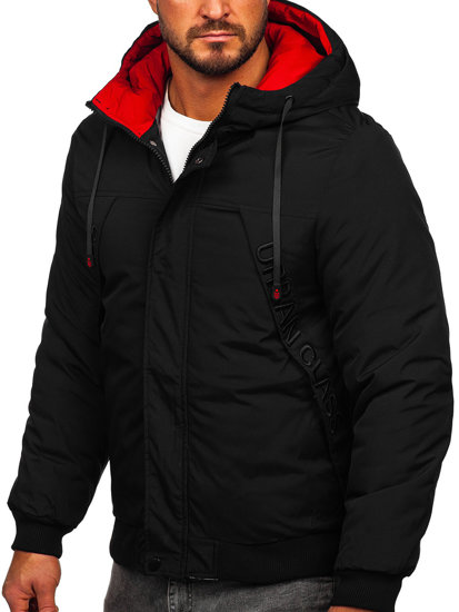 Chaqueta de invierno para hombre negro Bolf 27M8100