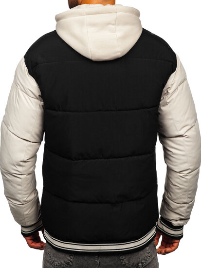 Chaqueta de invierno para hombre negro Bolf 31M5038