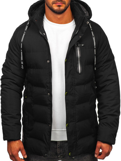 Chaqueta de invierno para hombre negro Bolf 5M3136