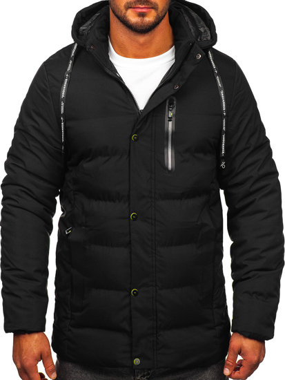 Chaqueta de invierno para hombre negro Bolf 5M3136