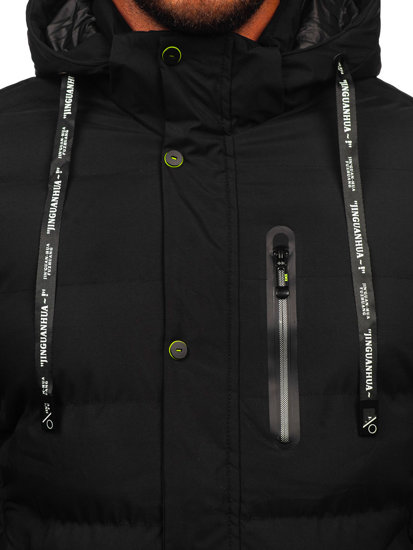 Chaqueta de invierno para hombre negro Bolf 5M3136