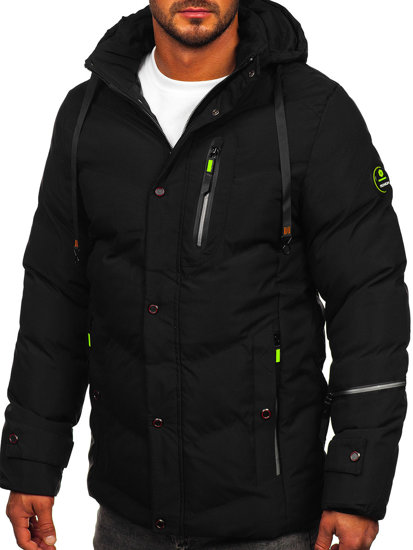 Chaqueta de invierno para hombre negro Bolf 5M3137