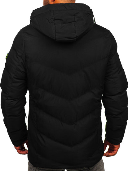 Chaqueta de invierno para hombre negro Bolf 5M3137