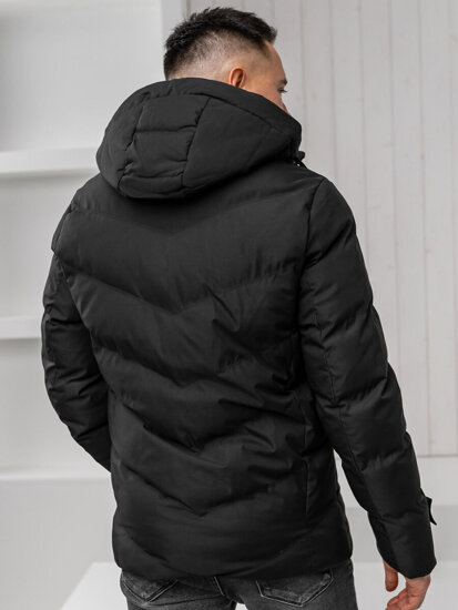 Chaqueta de invierno para hombre negro Bolf 5M3137A1