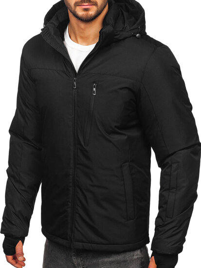 Chaqueta de invierno para hombre negro Bolf 91M9901