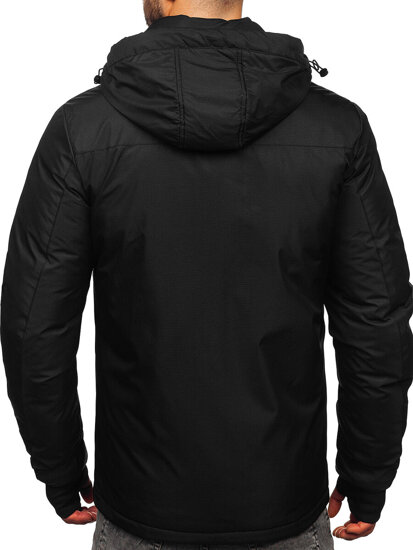 Chaqueta de invierno para hombre negro Bolf 91M9901