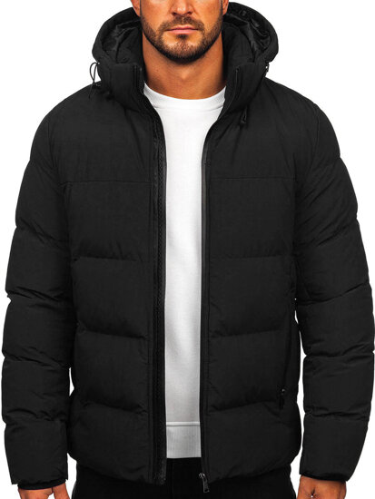 Chaqueta de invierno para hombre negro Bolf 9978