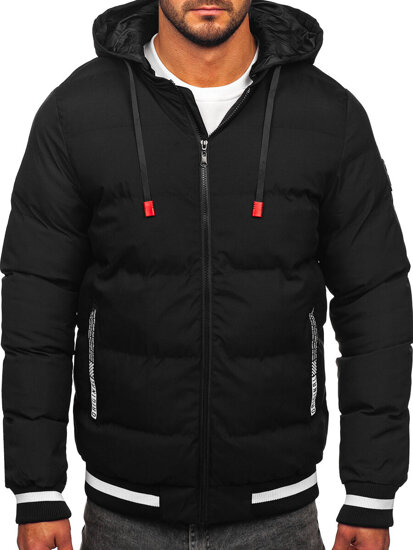 Chaqueta de invierno para hombre negro Bolf HSS045