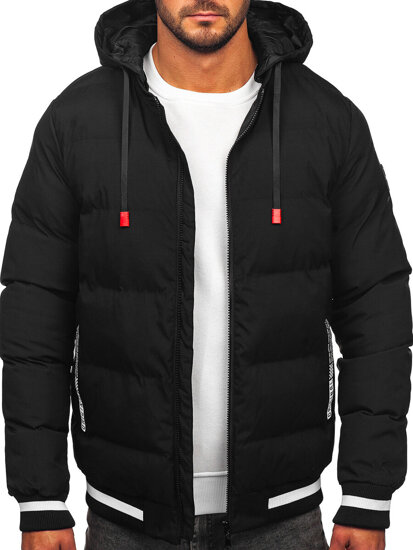 Chaqueta de invierno para hombre negro Bolf HSS045