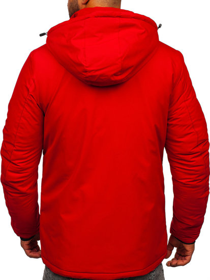 Chaqueta de invierno para hombre rojo Bolf HKK2025