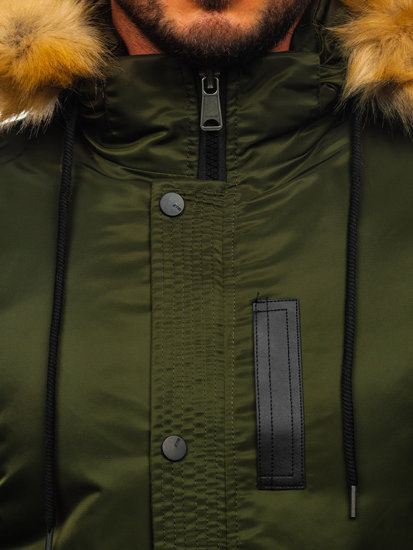 Chaqueta de invierno para hombre verde Bolf 2129