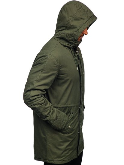 Chaqueta de invierno parka para hombre caqui Bolf EX838