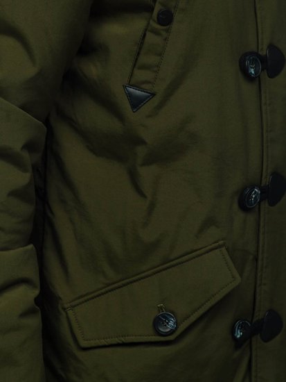 Chaqueta de invierno parka para hombre verde Bolf 1888