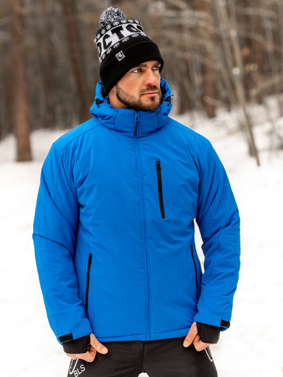 Chaqueta deportiva de invierno para hombre azul Bolf HH011