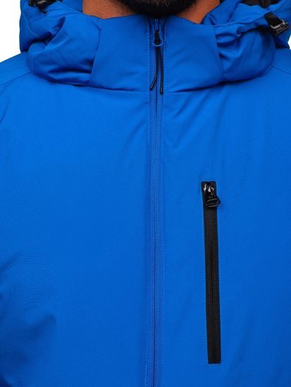 Chaqueta deportiva de invierno para hombre azul Bolf HH011