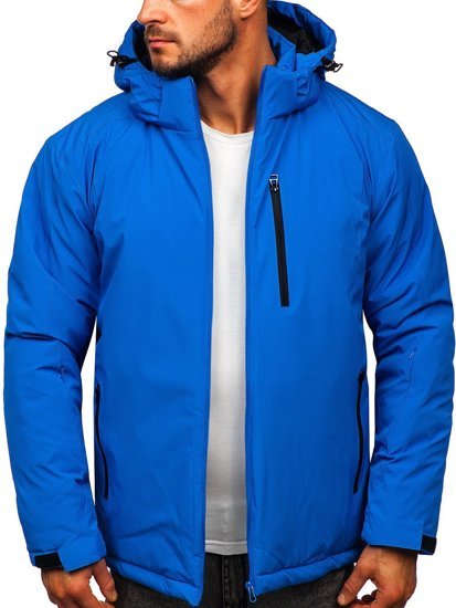 Chaqueta deportiva de invierno para hombre azul Bolf HH011