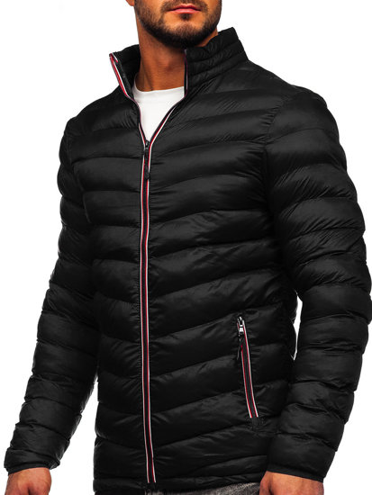 Chaqueta deportiva de invierno para hombre color negro Bolf SM71