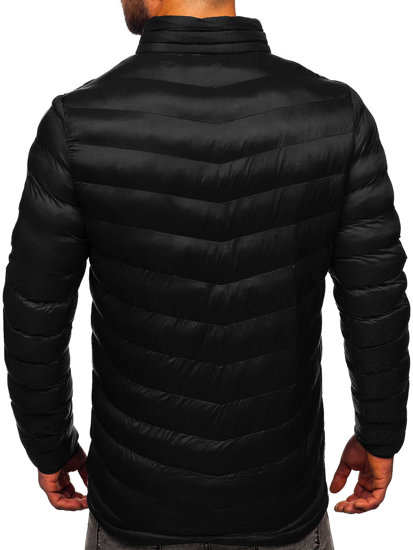 Chaqueta deportiva de invierno para hombre color negro Bolf SM71