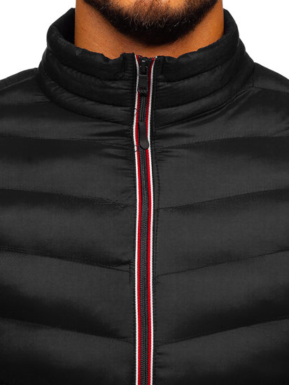 Chaqueta deportiva de invierno para hombre color negro Bolf SM71