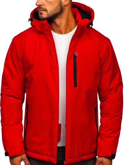 Chaqueta deportiva de invierno para hombre rojo Bolf HH011