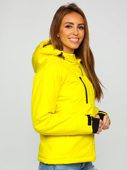 Chaqueta deportiva de invierno para mujer amarillo Bolf HH012A