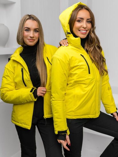 Chaqueta deportiva de invierno para mujer amarillo Bolf HH012B