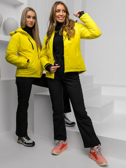 Chaqueta deportiva de invierno para mujer amarillo Bolf HH012B