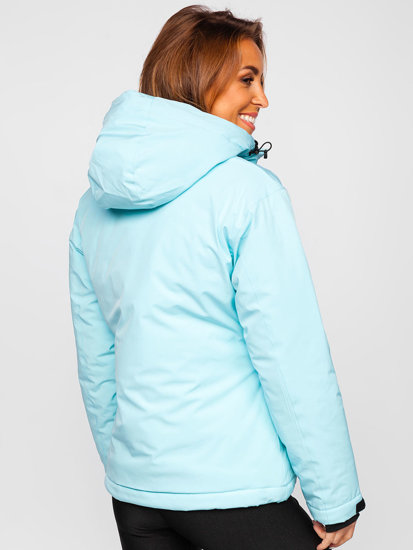 Chaqueta deportiva de invierno para mujer azul claro Bolf HH012A