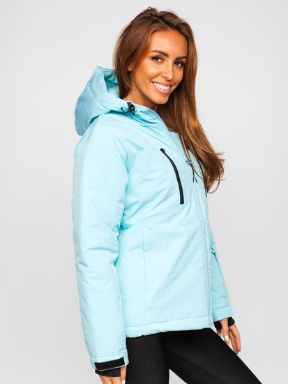 Chaqueta deportiva de invierno para mujer azul claro Bolf HH012A