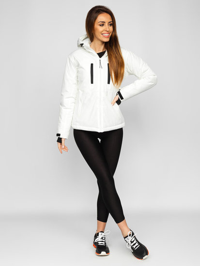 Chaqueta deportiva de invierno para mujer blanco Bolf HH012A