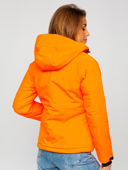 Chaqueta deportiva de invierno para mujer naranja Bolf HH012A