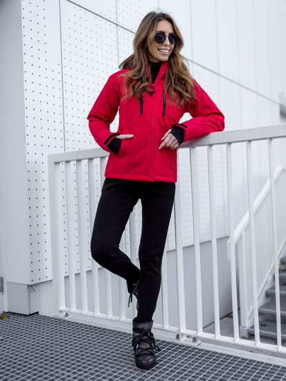 Chaqueta deportiva de invierno para mujer rojo Bolf HH012