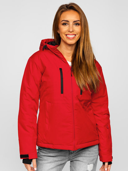 Chaqueta deportiva de invierno para mujer rojo Bolf HH012A