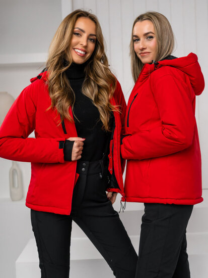 Chaqueta deportiva de invierno para mujer rojo Bolf HH012B