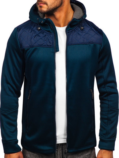 Chaqueta deportiva para hombre color azul oscuro Bolf HH014