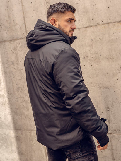 Chaqueta esquí de invierno deportiva para hombre negro Bolf 7507A