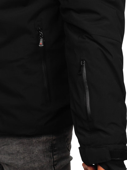 Chaqueta esquí deportiva de invierno para hombre negro Bolf 7507