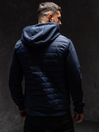 Chaqueta para hombre azul marino Bolf KS2149A1