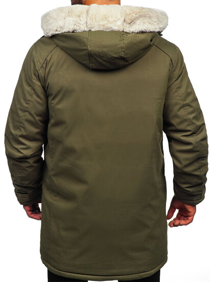 Chaqueta parka de invierno para hombre caqui Bolf 5M120