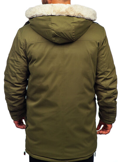 Chaqueta parka de invierno para hombre caqui Bolf 5M3123