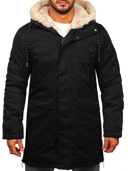 Chaqueta parka de invierno para hombre negro Bolf 5M3123